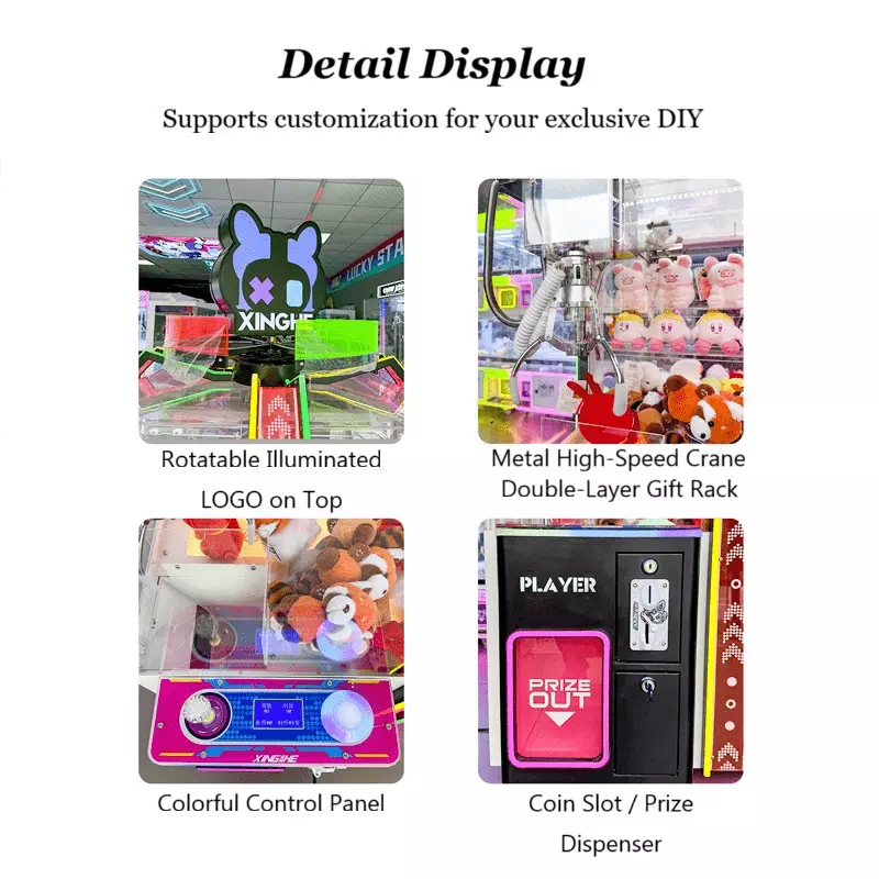 Claw Machine (for Plush Toys, Dolls, Small Blind Boxes, Premium Items) - Large Commercial Use - Image 3