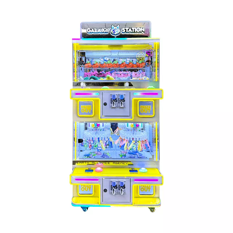Full Metal Structure + Thickened Acrylic Claw Machine for 3-5" Plush Toys/Blind Boxes/Keychains