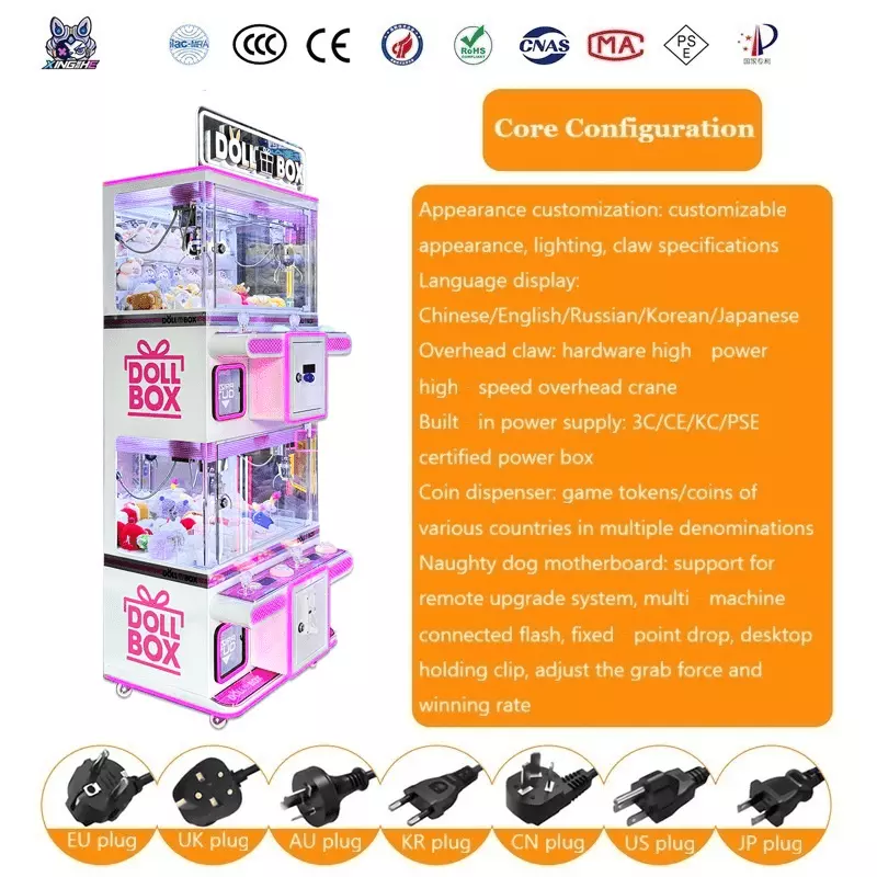 Mini Claw Machine for Plush Toys, Keychains, Premiums - Coin - Operated for Business & Personal Use - Image 5