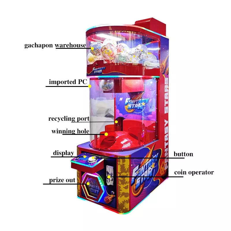 Premium Capsule Vending Machine with QR Code Payment – Customizable Gift Dispenser for Commercial Entertainment Spaces - Image 3